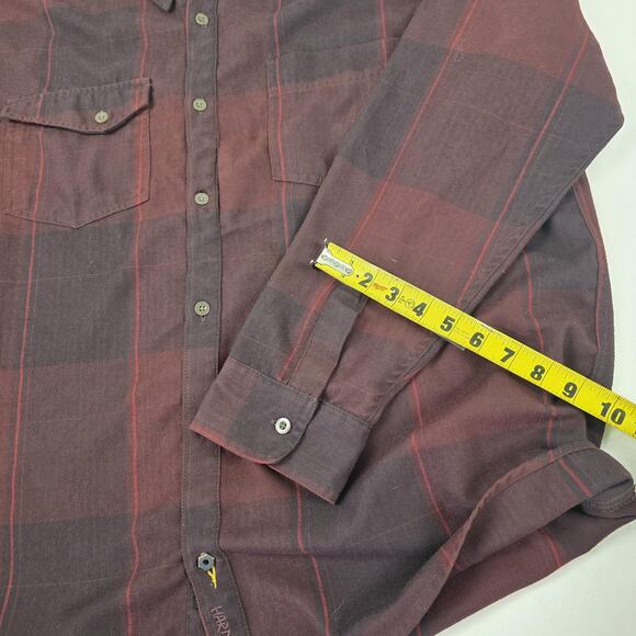 Mountain Hardwear Shirt Mens Extra Large Plaid Long Sleeve Button Up OM3716 - Picture 13 of 14